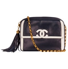 Vintage Chanel Blue Camera Bag
