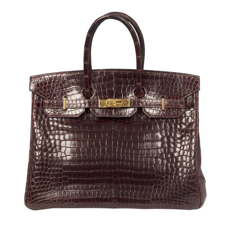 Hermes 35 cm Birkin Bag Porosus Crocodile