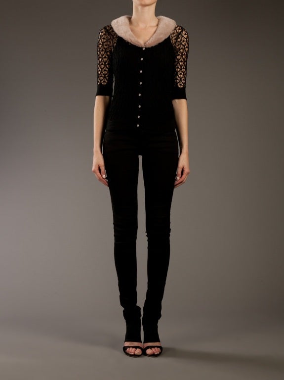 Blumarine Vintage Crochet Cardigan