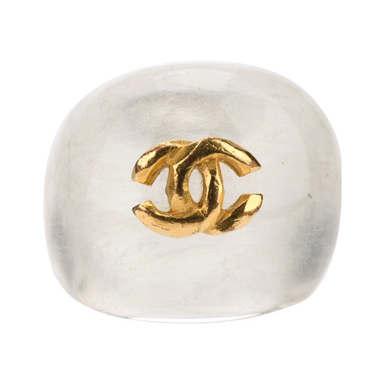 Chanel Acrylic Ring