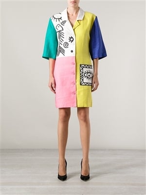 Jc Dd Castelbajac Ko&Co Vintage 'Picasso' Dress