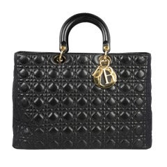 Retro Christian Dior 'Lady Dior' Handbag