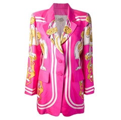 Vintage Hermès from the Suzy Menkes Collection Baroque Print Jacket
