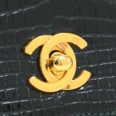Chanel Vintage Crocodile Shoulder Bag 2