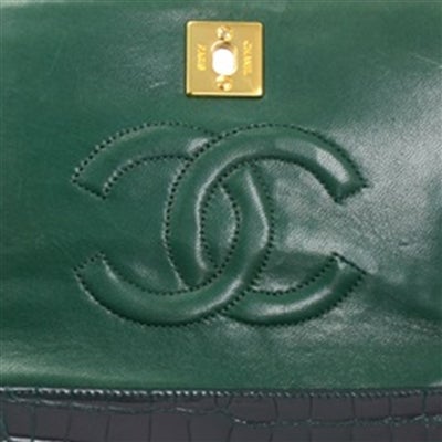 Chanel Vintage Crocodile Shoulder Bag 3