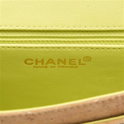 Women's Chanel Cork Leather Handbag
