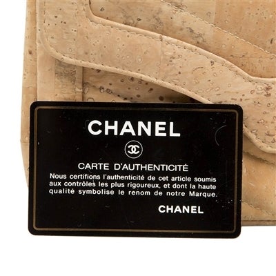 Chanel Cork Leather Handbag 1
