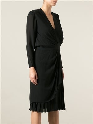 Chanel Vintage Wrap Dress In Excellent Condition In London, GB
