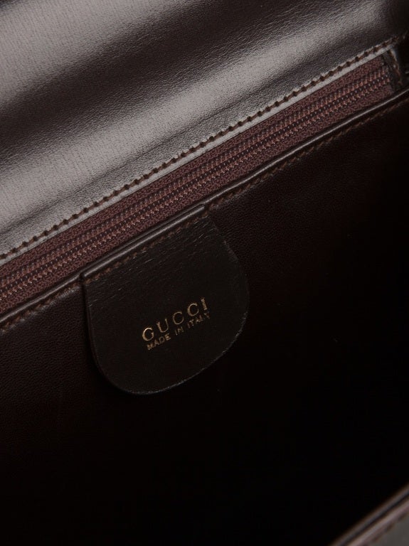 Gucci Vintage Crocodile Handbag 2
