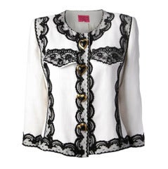 Christian Lacroix from the Suzy Menkes Collection Lace Trim Jacket