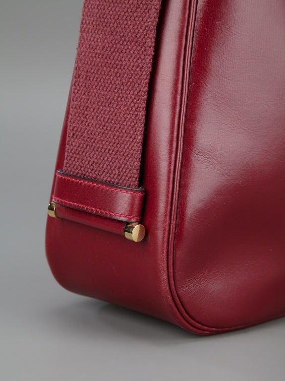 Women's Hermes Box Calfskin Saco Bag