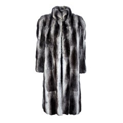 Christian Dior Used Chinchilla Fur Coat