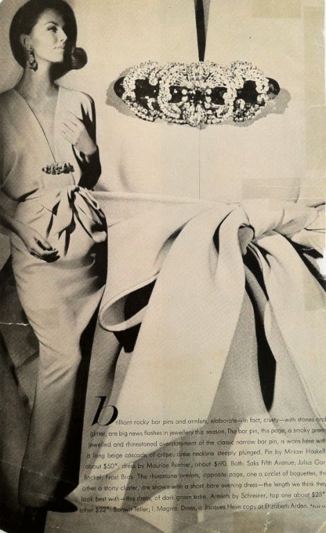 Women's Miriam Haskell Prototype Suite ca.1960