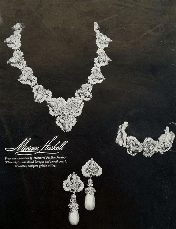 MIRIAM HASKELL Prototype Necklace ca.1960 1