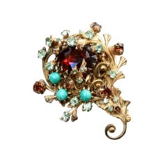 Vintage MIRIAM HASKELL Prototype Brooch ca.1960