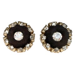 MIRIAM HASKELL Prototype Ear Clips 1963