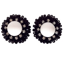 MIRIAM HASKELL Prototype Ear Clips ca.1963