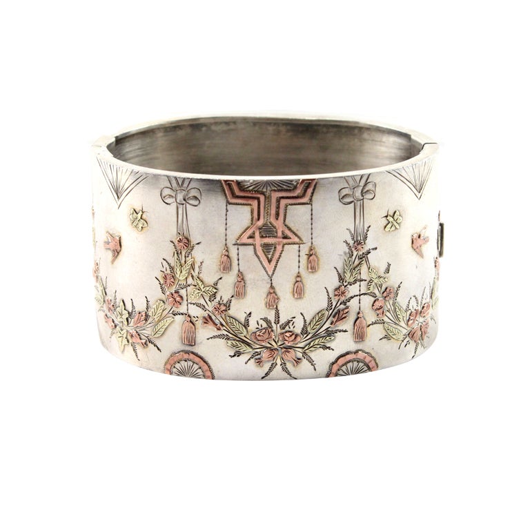 602 Victorian Silver Bracelet