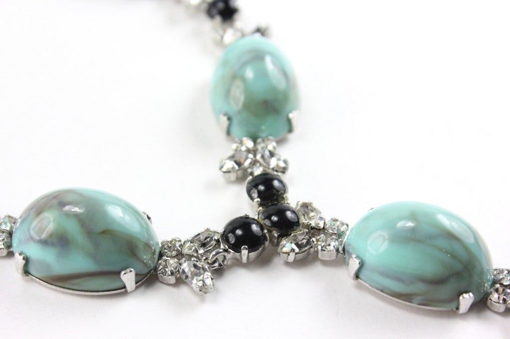 1973 Christian Dior Turquoise Set