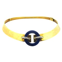 CARTIER  Lapis Lazuli Gold Collar 