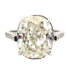 Exquisite GIA 4::11 Ct Cushion Cut Diamant Verlobungsring