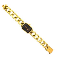 Retro Chanel Lady's Yellow Gold Premiere Chain Bracelet Watch