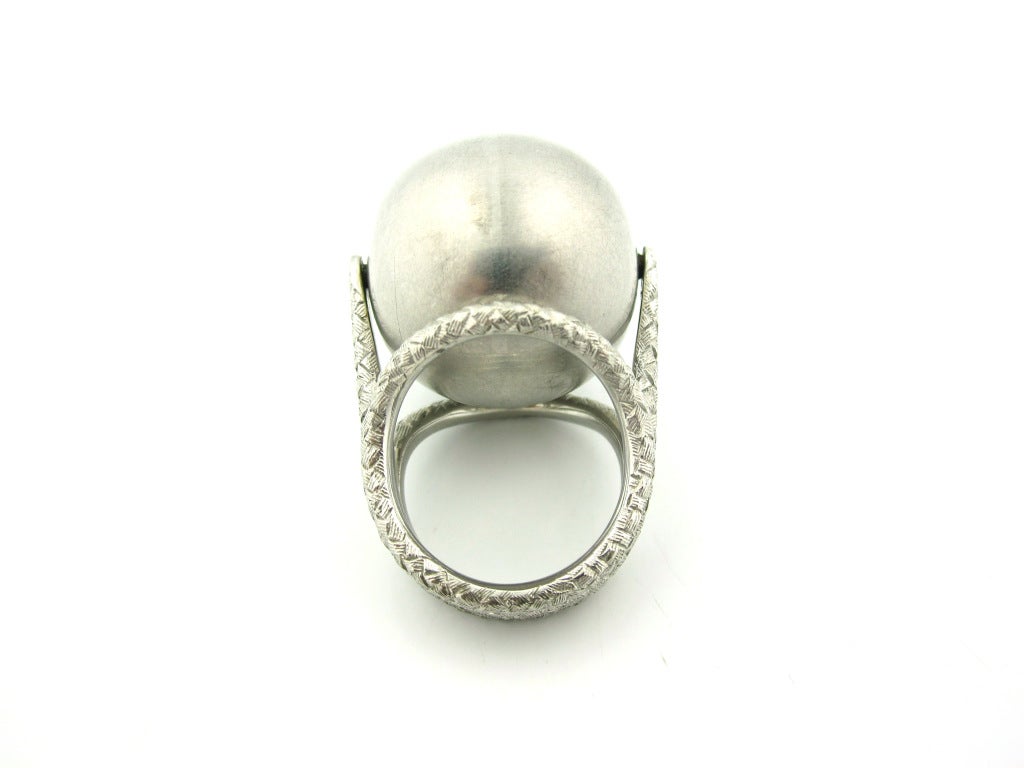 BOTTEGA VENETA Venezia White Gold Ring