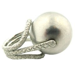 BOTTEGA VENETA Venezia White Gold Ring