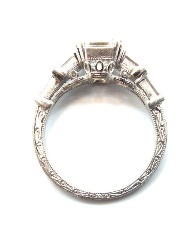 ascher cut engagement rings