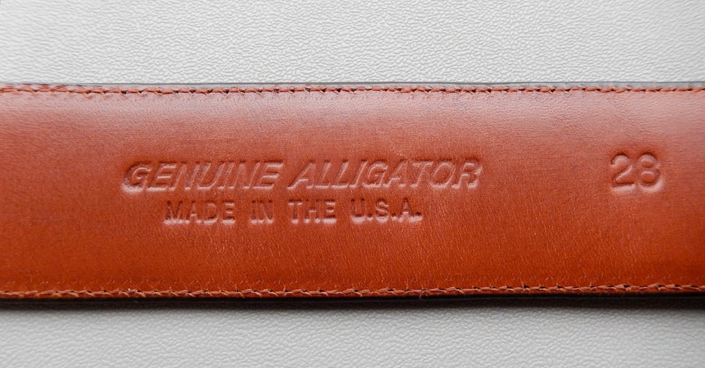 William Spratling Art Deco Sterling Silver Buckle w/Alligator Belt For Sale 1