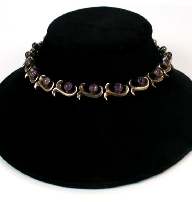 Stupendous Antonio Pined amethyst necklace