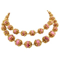 Antique Gold and Red Cat
s Eye Necklace Antique Gold and Red Cat
s Eye Necklace