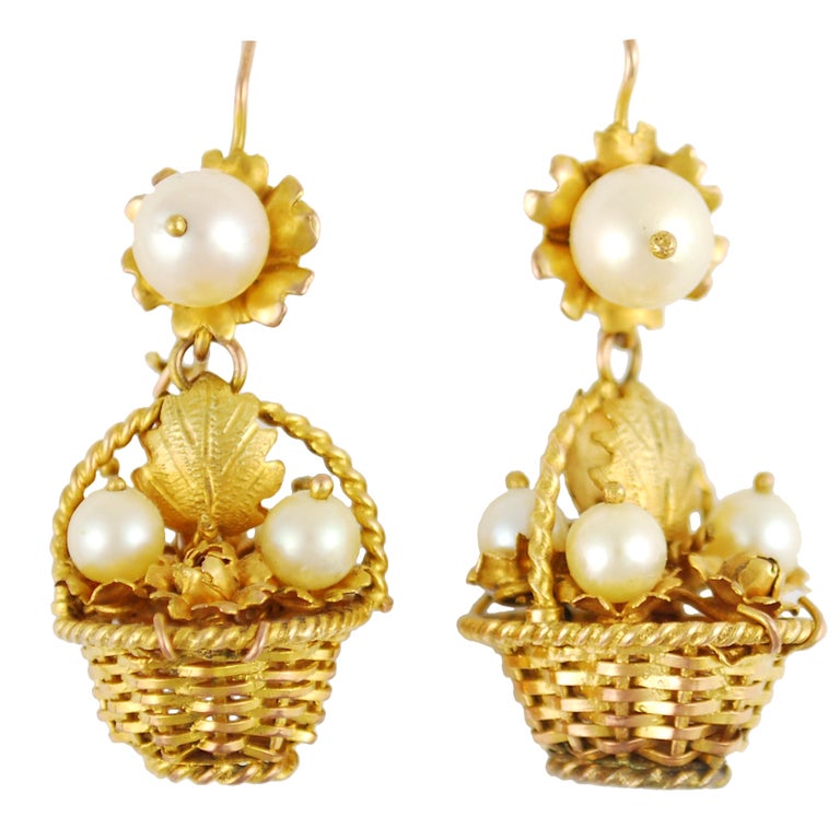 Retro Basket Earrings main image 0