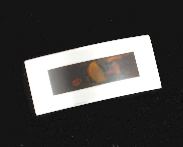 Women's or Men's ANTONIO PINEDA Silver Modernist Belt Buckle For Sale