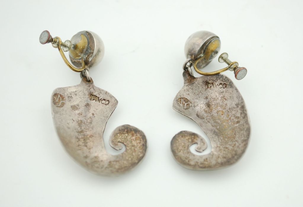 Large WILLIAM SPRATLING Dangle Earrings