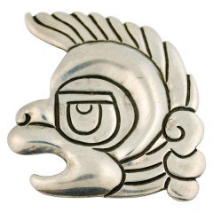 HECTOR AGUILAR Pre Columbian Style Brooch