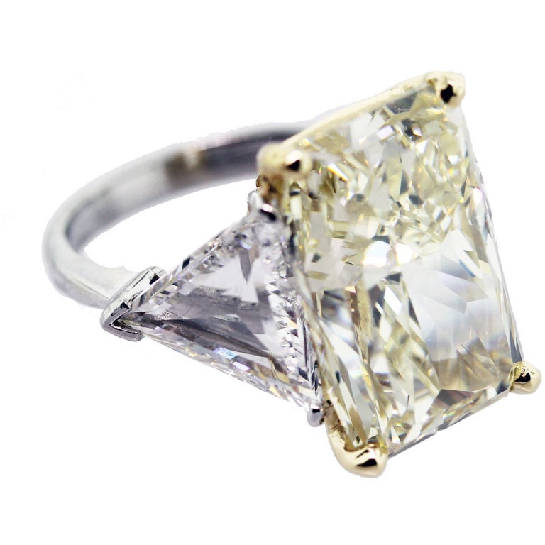 Diamond Platinum Engagement  Ring  app 12 02 Carats For Sale  