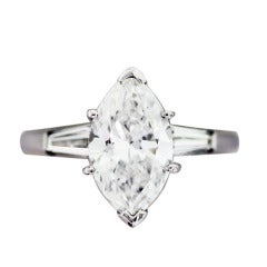 2 Carat Marquise Cut Diamond Engagement Ring