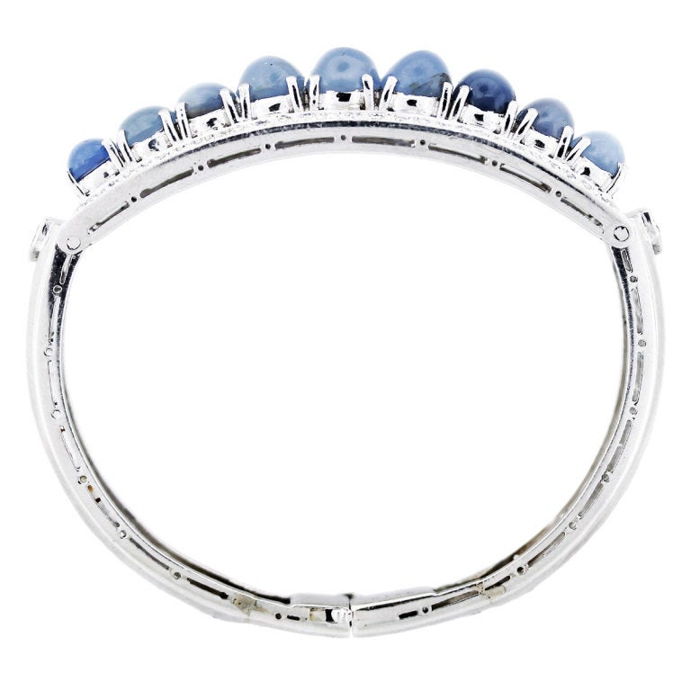 blue star sapphire bracelet