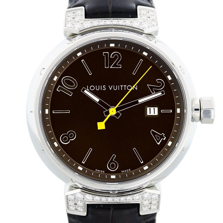 Shop Louis Vuitton Casual Style Silver Analog Watches (QBB105) by  design◇base