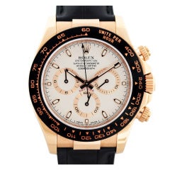 Rolex Rose Gold Daytona Automatic Wristwatch Ref 116515