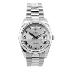 Rolex White Gold Day Date President Wristwatch Ref 118209