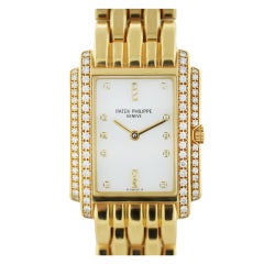 Patek Philippe Lady's Yellow Gold Diamond Gondolo Wristwatch