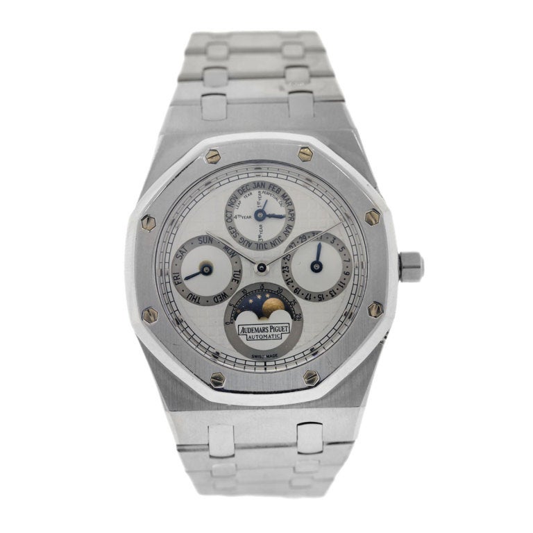 Audemars Piguet Platinum Royal Oak Quantieme Perpetuel Watch