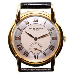 VACHERON & CONSTANTIN Rose Gold Wristwatch with Two-Tone Dial