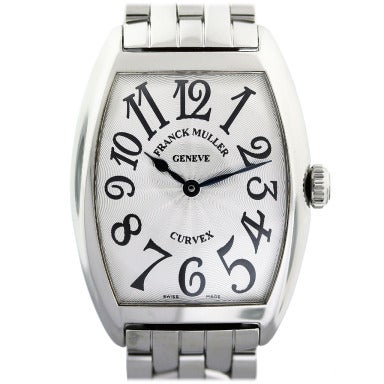 Franck Muller Lady's Stainless Steel Curvex Wristwatch