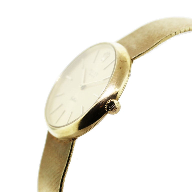 rolex oval watch