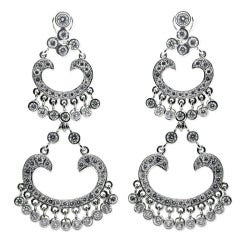 6 Carat Total Weight Diamond Chandelier Earrings White Gold