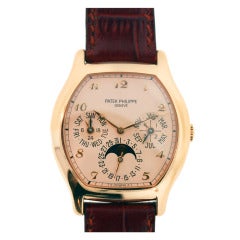 Patek Philippe Gelbgold Ewiger Kalender Armbanduhr Ref 5040J