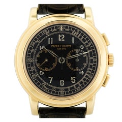 Patek Philippe Yellow Gold Chronograph Wristwatch Ref 5070J
